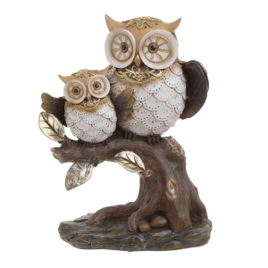 Figurina Owl Family, Rasina, Charisma 17x9x23
