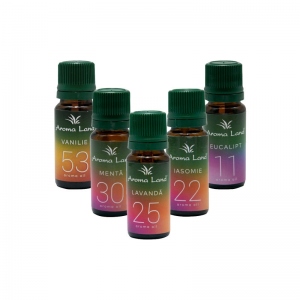 Set 5 uleiuri aromaterapie - pachet spa, Aroma Land, 10 ml