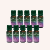 Set 10 uleiuri aromaterapie Anti Tabac, Aroma Land, 10 ml