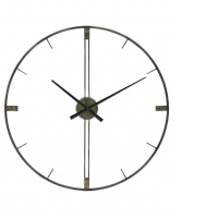 Ceas Perete din Metal Golden Black 60x5 cm