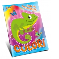 Carte cu autocolante. Culori