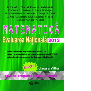 Evaluare Nationala Matematica 2013