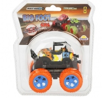 Masina Big Foot, Tractiune 4x4, Maxx Wheels, 1:36, Portocaliu