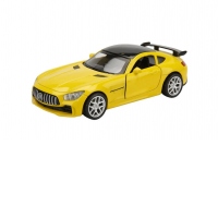 Masinuta din metal Glow Light, Maxx Wheels, 1:32, Galben