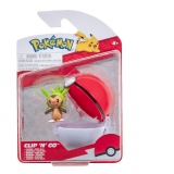 Pokemon - Figurine Clip N Go, Chespin & Poke Ball