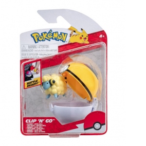 Pokemon - Figurine Clip N Go, Mareep & Level Ball