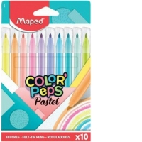 Carioca Color Peps Pastel, 10 culori/set, Maped