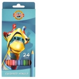 Creioane colorate 24 culori Girafa, Koh-I-Noor