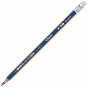 Creion cu guma Black Peps Navy HB, Maped