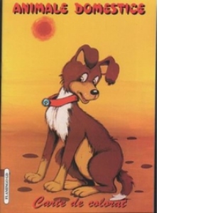 Animale domestice - carte de colorat