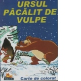 Ursul pacalit de vulpe (carte de colorat + poveste)