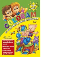 Coloram cu minti istete si manute indraznete 4-6 ani