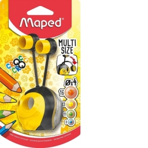 Ascutitoare dubla cu 4 diametre, in blister, Croc Croc Universal Maped