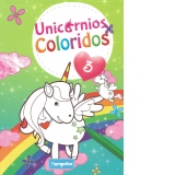 Carte de colorat Unicorni 3