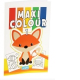 Carte de colorat Maxi Colour 1