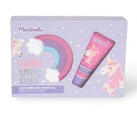 Little Unicorn Set crema de corp si bomba de baie