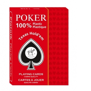 Carti de joc Poker, Texas Hold'em, 100% plastic - Piatnik