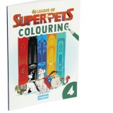 Carte de colorat Leagues of SuperPets 4