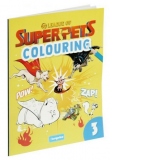 Carte de colorat Leagues of SuperPets 3