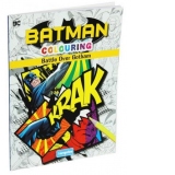 Carte de colorat Batman Battle over Gotham