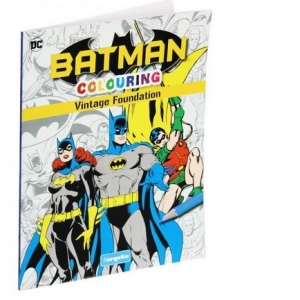 Carte de colorat Batman Vintage Foundation