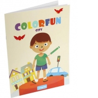 Carte de colorat Colorfun. Orasul