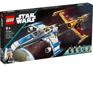 LEGO Star Wars - E-Wing al Noii Republici vs Starfighter-ul lui Shin Hati
