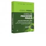 Codul penal si Codul de procedura penala. Septembrie 2023. Editie tiparita pe hartie alba