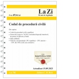 Codul de procedura civila. Cod 782. Actualizat la 15.09.2023