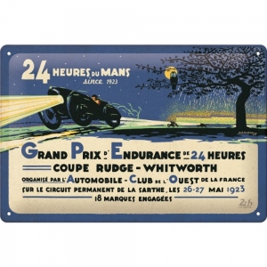 Placa metalica 20x30 24h Le Mans - First Race 1923