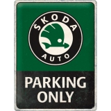 Placa 30x40 Skoda - Parking Only