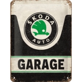 Placa 15x20 Skoda - Garage