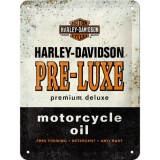 Placa metalica 15x20 Harley-Davidson - Pre-Luxe