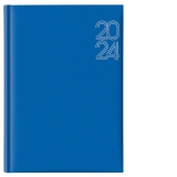 Agenda Artibest, A5, datata, hartie offset alb, coperta albastru 2024