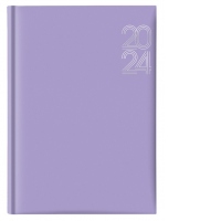 Agenda Artibest, A5, datata, hartie offset alb, coperta lila 2024