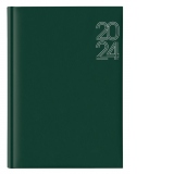 Agenda Artibest, A5, datata, hartie offset alb, coperta verde 2024