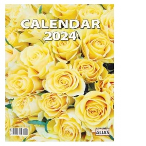 Calendar de perete - Flori (12+1 file) 2024