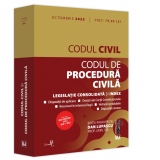 Codul civil si Codul de procedura civila, octombrie 2023. Editie tiparita pe hartie alba