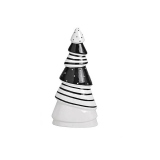 Brad decorativ ceramic alb-negru, 22 cm ( diverse modele)