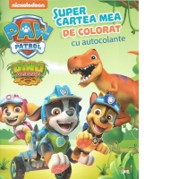 Patrula catelusilor. Super cartea mea de colorat cu autocolante