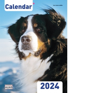 Calendar de perete 2024. Caini (A4)