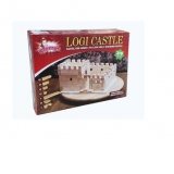Logi castle. Castel de lemn