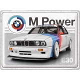 Placa 30x40 cm BMW Motorsport M Power E30