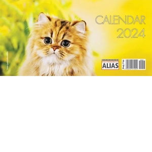 Calendar birou Pisici 2024