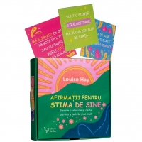 Afirmatii pentru stima de sine. Set de cartoline si carte