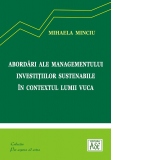 Abordari ale managementului investitiilor sustenabile in contextul lumii VUCA