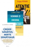 Pachet Obiceiuri care merita atentie (3 carti): 1. Creier sanatos, minte sanatoasa; 2. Schimba-ti creierul in 365 de zile; 3. Atentie cu intentie