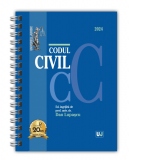 Codul civil. Editie spiralata, tiparita pe hartie alba (ianuarie 2024)