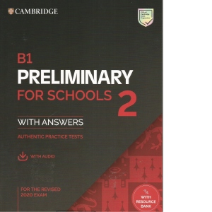 B1 Preliminary 2 Student's Book with Answers with Audio Authentic Practice Tests