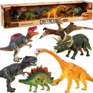 Set Dinozauri de jucarie, 6 bucati, cu membre articulate